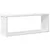 Produktbild 4 för Vägghylla kubformad 4 st vit högglans 60x15x23 cm spånskiva
