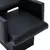 Produktbild 7 för Schamponeringsstol med handfat svart 129x59x82 cm konstläder
