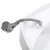 Produktbild 6 för Schamponeringsstol med handfat vit 129x59x82 cm konstläder