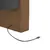 Produktbild 10 för Dagbädd med USB brun tyg 90x200 cm