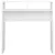 Produktbild 5 för Sidobord vit högglans 78x30x80 cm spånskiva