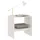 Sängbord 2 st vit 40x30,5x40 cm massiv furu 