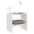 Produktbild 4 för Sängbord 2 st vit 40x30,5x40 cm massiv furu 