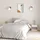 Sängbord 2 st 40x31x40 cm massiv furu vit