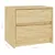 Produktbild 7 för Sängbord 2 st 40x30,5x35,5 cm massiv furu