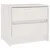 Produktbild 2 för Sängbord vit 40x30,5x35,5 cm massiv furu