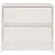Produktbild 4 för Sängbord 2 st vit 40x30,5x35,5 cm massiv furu