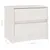 Produktbild 7 för Sängbord 2 st vit 40x30,5x35,5 cm massiv furu