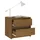 Sängbord honungsbrun 40x30,5x35,5 cm massiv furu 