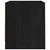 Produktbild 5 för Sängbord 2 st svart 40x30,5x35,5 cm massiv furu