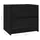 Sängbord 2 st svart 40x30,5x35,5 cm massiv furu