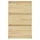 Sängbord 2 st 40x29,5x64 cm massiv furu