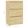 Sängbord 2 st 40x29,5x64 cm massiv furu