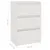 Produktbild 7 för Sängbord vit 40x29,5x64 cm massiv furu