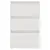 Produktbild 4 för Sängbord 2 st vit 40x29,5x64 cm massiv furu