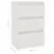 Produktbild 7 för Sängbord 2 st vit 40x29,5x64 cm massiv furu