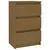 Produktbild 2 för Sängbord honungbrun 40x29,5x64 cm massiv furu