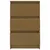 Produktbild 4 för Sängbord honungbrun 40x29,5x64 cm massiv furu