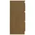 Produktbild 5 för Sängbord honungbrun 40x29,5x64 cm massiv furu