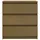 Sängbord honungsbrun 60x36x64 cm massiv furu 