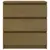 Produktbild 4 för Sängbord honungsbrun 60x36x64 cm massiv furu 