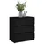 Produktbild 3 för Sängbord svart 60x36x64 cm massiv furu 