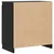 Produktbild 8 för Skänk svart 60x36x65 cm massiv furu 