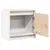 Produktbild 4 för Sängbord 2 st vit 40x30,5x40 cm massiv furu