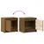 Produktbild 7 för Sängbord 2 st honungsbrun 40x30,5x40 cm massiv furu 