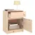 Produktbild 5 för Sängbord 2 st 40x31x50 cm massiv furu