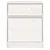 Produktbild 7 för Sängbord vit 40x31x50 cm massiv furu 