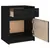 Produktbild 6 för Sängbord 2 st svart 40x31x50 cm massivt furu