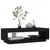 Produktbild 4 för Soffbord svart 110x50x33,5 cm massiv furu