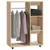 Produktbild 4 för Garderob sonoma-ek 80x40x110 cm spånskiva