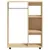 Produktbild 5 för Garderob sonoma-ek 80x40x110 cm spånskiva