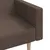 Produktbild 9 för Bäddsoffa 2-sits taupe tyg