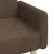 Produktbild 9 för Bäddsoffa 2-sits brun tyg