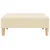 Produktbild 3 för Fotpall gräddvit 78x56x32 cm tyg