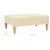 Produktbild 6 för Fotpall gräddvit 78x56x32 cm tyg