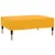 Produktbild 2 för Fotpall gul 78x56x32 cm sammet