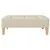 Produktbild 3 för Fotpall gräddvit 78x56x32 cm tyg