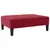 Produktbild 2 för Fotpall vinröd 78x56x32 cm sammet