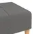 Produktbild 5 för Fotpall ljusgrå 78x56x32 cm tyg