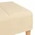 Produktbild 5 för Fotpall gräddvit 78x56x32 cm tyg