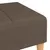 Produktbild 5 för Fotpall taupe 78x56x32 cm tyg