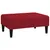 Produktbild 2 för Fotpall vinröd 78x56x32 cm sammet