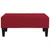 Produktbild 3 för Fotpall vinröd 78x56x32 cm sammet