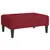 Produktbild 2 för Fotpall vinröd 78x56x32 cm tyg