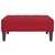 Produktbild 3 för Fotpall vinröd 78x56x32 cm sammet