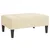Produktbild 2 för Fotpall gräddvit 78x56x32 cm sammet